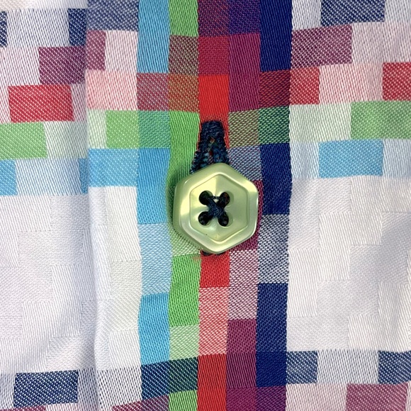 Luciano Visconti Black Button Down Size Medium - Picture 5 of 14